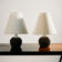 Danish ceramic table lamp by Bodil Marie Nielsen, set of 2