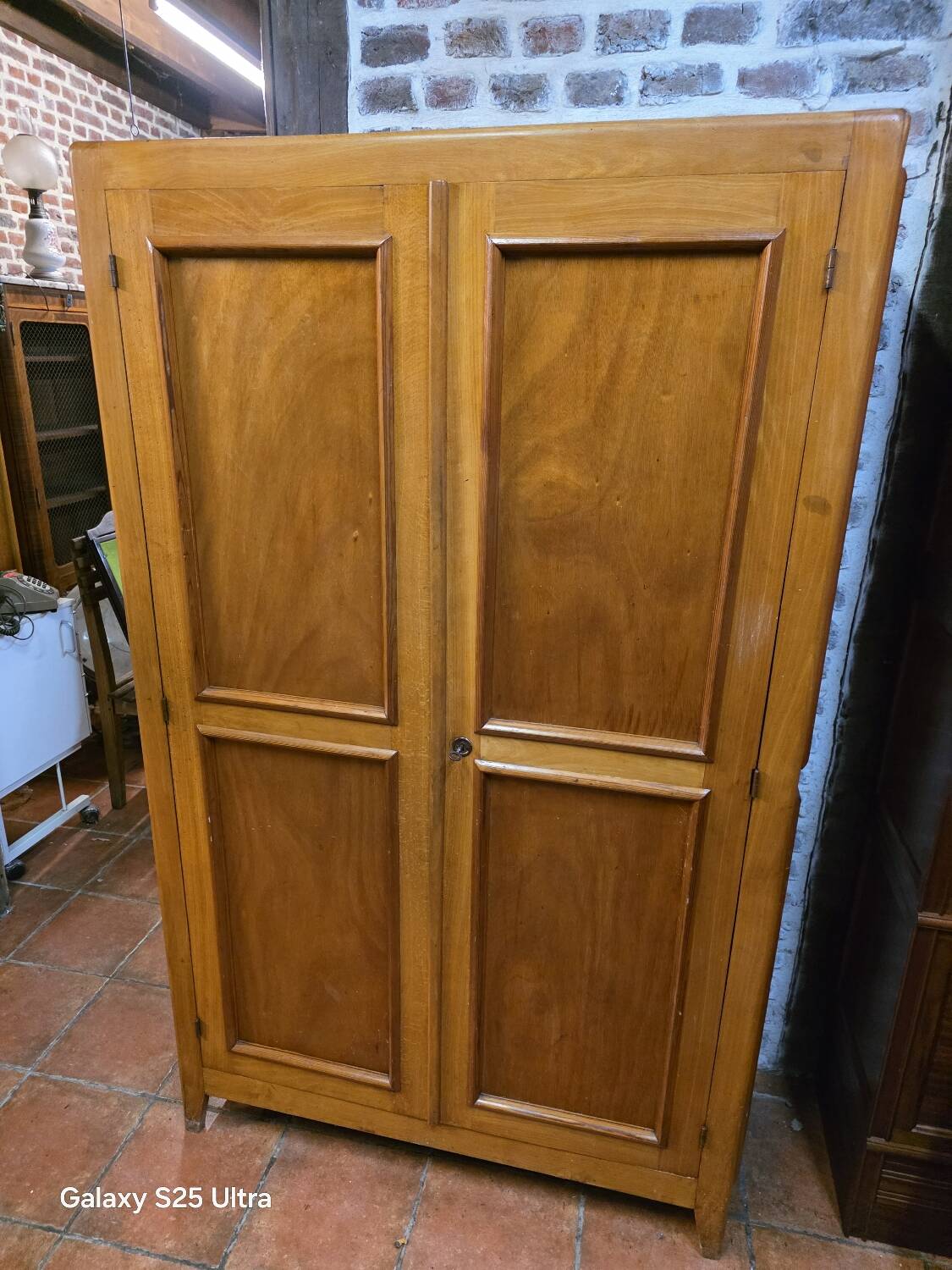 Vintage school locker from the 1960s