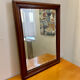 Antique wooden mercury mirror
