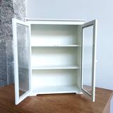 2-door cabinet display case 80s
