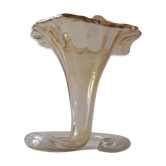 Vase corolle en verre soufflé Murano