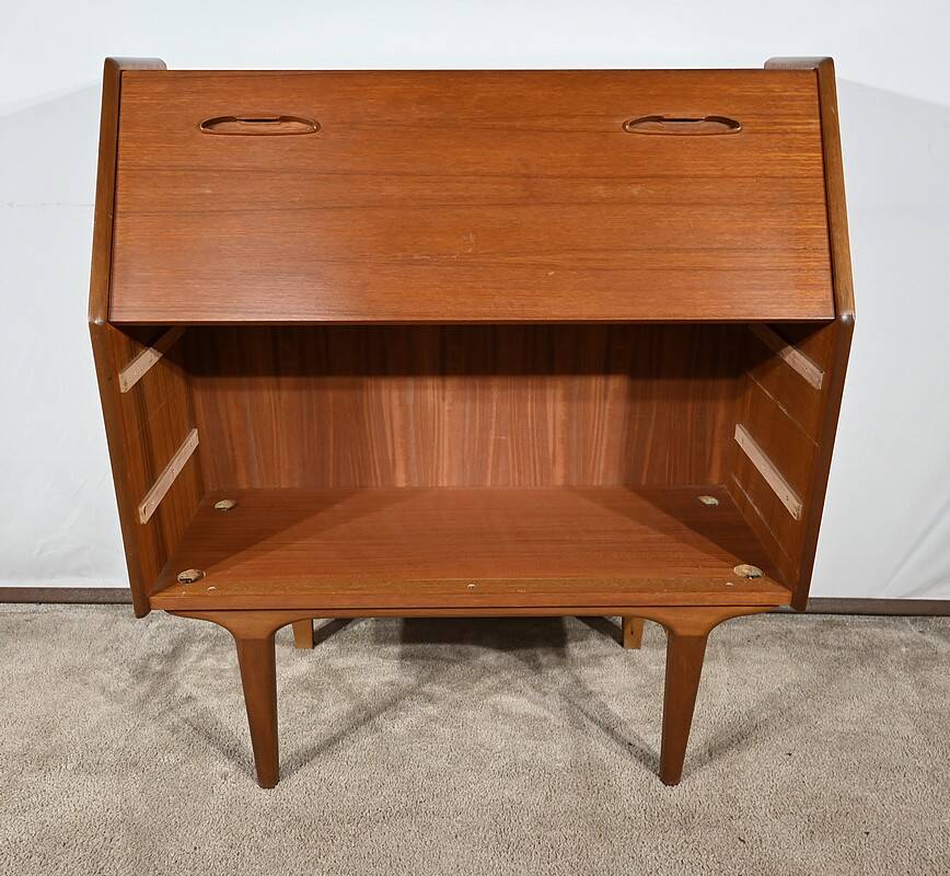 Secretary in Teak, stamped LB Kofod-Larsen, Denmark – 1960