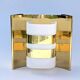 Pair of Hans-Agne Jakobsson V334/1 wall lamps in brass and opaline plastic