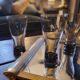 4 verres long drink en verre fumé 70s