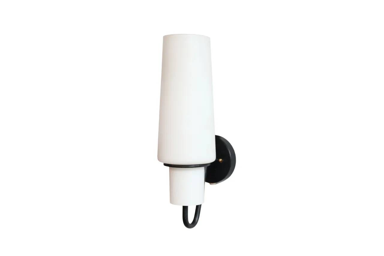 Raak glass torch wall lamp model C-1517
