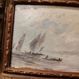 Pair of oils on panels by Henri Saint Clair, circa 1930.