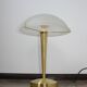 Modern table lamp – 2000s, gold base, glass, E14