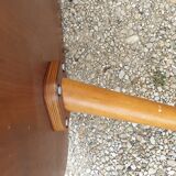 Triangular coffee table wood multipli