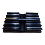 Old pen holder in black wood