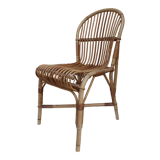 Chaise en rotin 1960