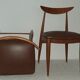 Set of 6 scandinavian chairs 50/60