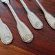 Christofle, Paris - Set of 4 dessert forks - Vendôme model (Louis XIV style) - in metal