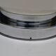 Delmas lamp base in white metal and chrome from the 70s