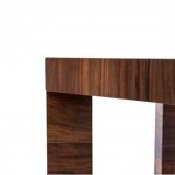 Art Deco walnut coffee table, Poland, 1960s