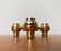 Modular atomic stackable metal candlestick by Quist, 1970s vintage.