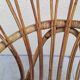 Vintage rattan armchair from the 50s and 60s.