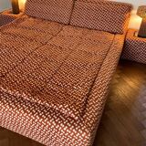 Cinna vintage 70s bed and bedside table set