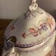 Sauce boat with lid in Sarreguemines earthenware 1860-1919