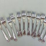 12 silverplated cake spoons