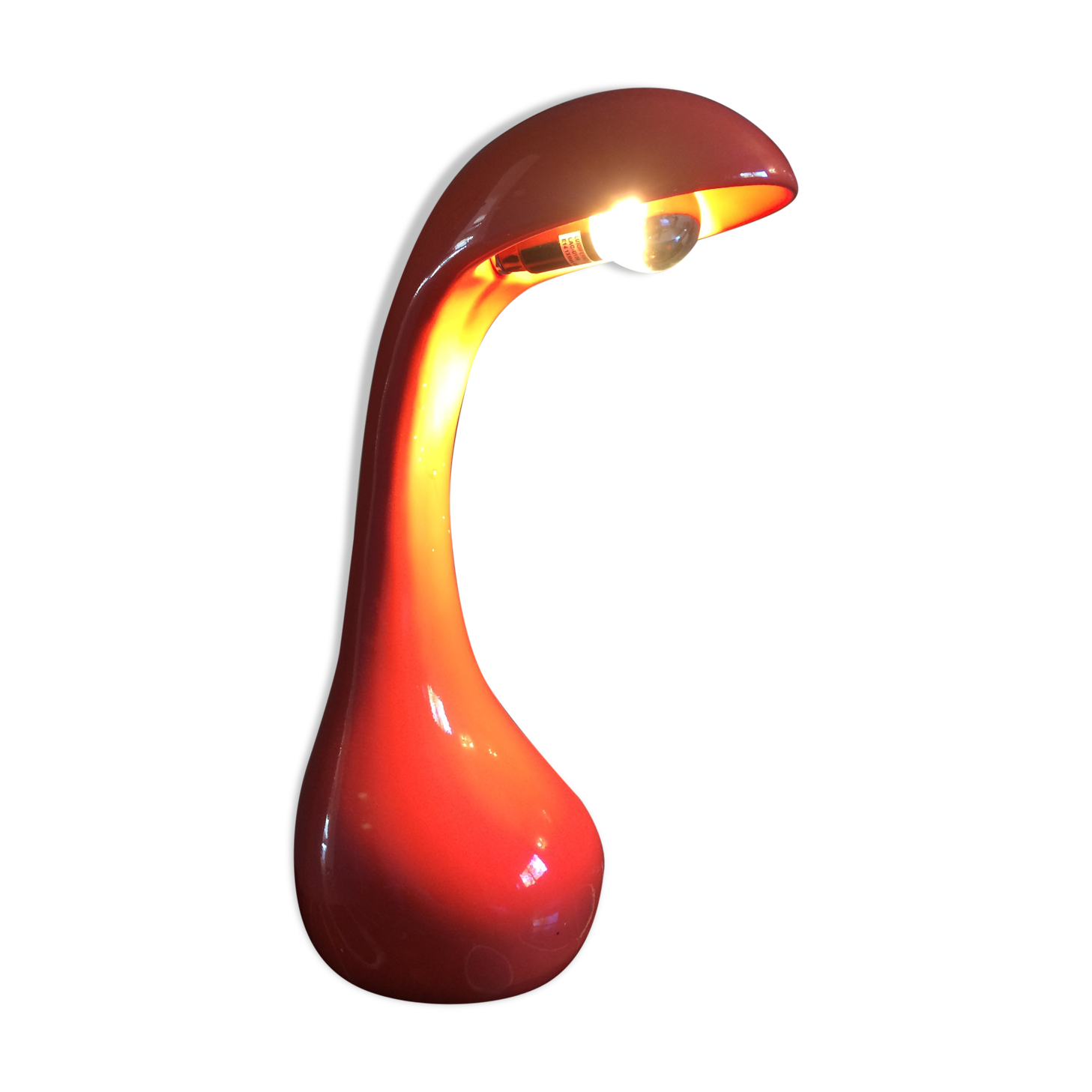 Space-age ceramic lamp, 1960