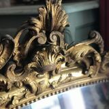 Large golden antique mirror  77x108cm