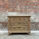 Commode en chêne blanchi avec 4 tiroirs