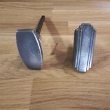 Art Deco aluminum handles