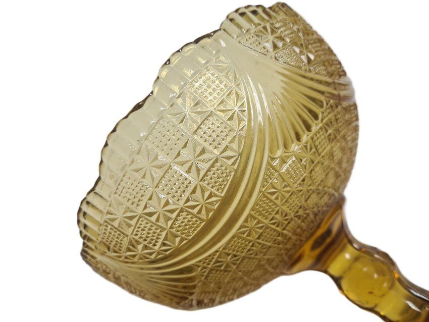 Fruit bowl on stand from Ząbkowice Glassworks, 1970s
