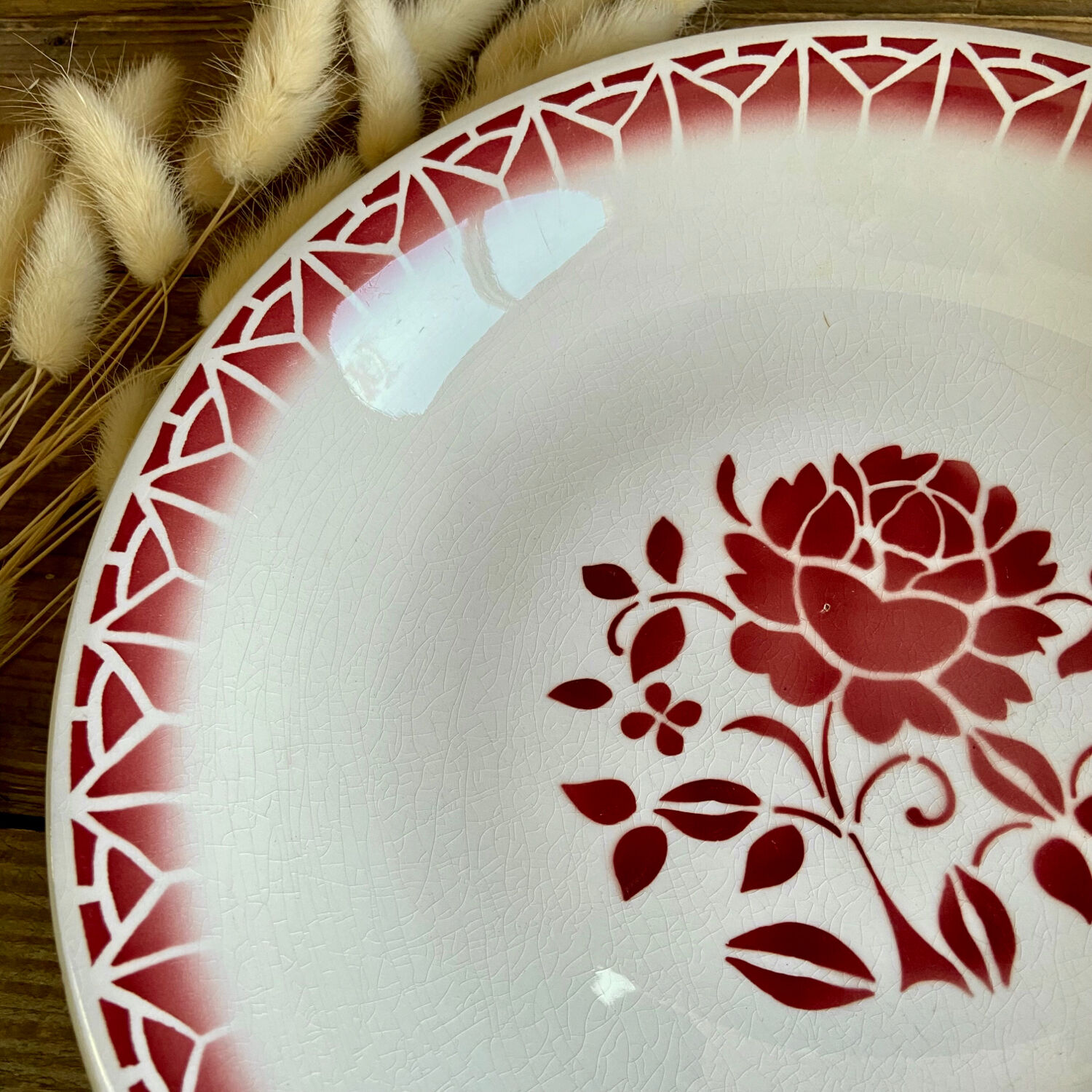 Hollow dish St Amand France