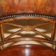 Victorian captain's chair in leather restored by Cornelius V Smith.
