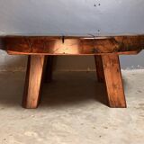Brutalist Coffee Table Around Sleepers Rustic