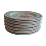 13 assiettes anciennes DDP France, années 1950-60