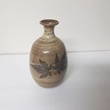 Glazed ceramic vase - Signed pictogram (Signature to be identified)