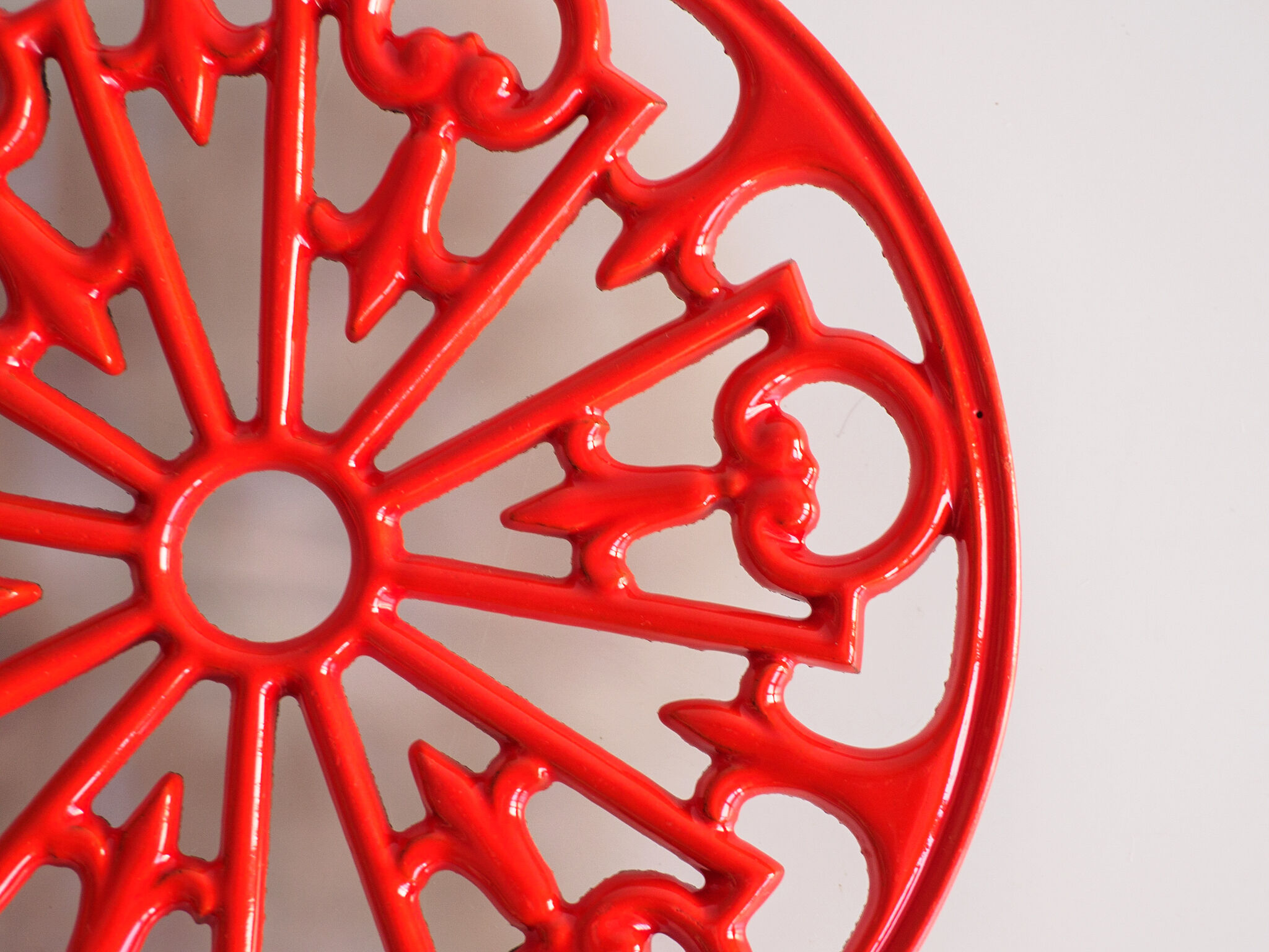 Red cast iron flat