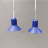 Two minimalist hanging lamps designed by Claus Bonderup and Torsten Thorup and produced by Nordlux