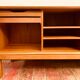 1960s Danish Teak Sliding Door Sideboard