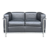 LC2 2-seater sofa by Le Corbusier et al. for Cassina 1990s