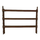 Old oak shelf back of glass counter wall