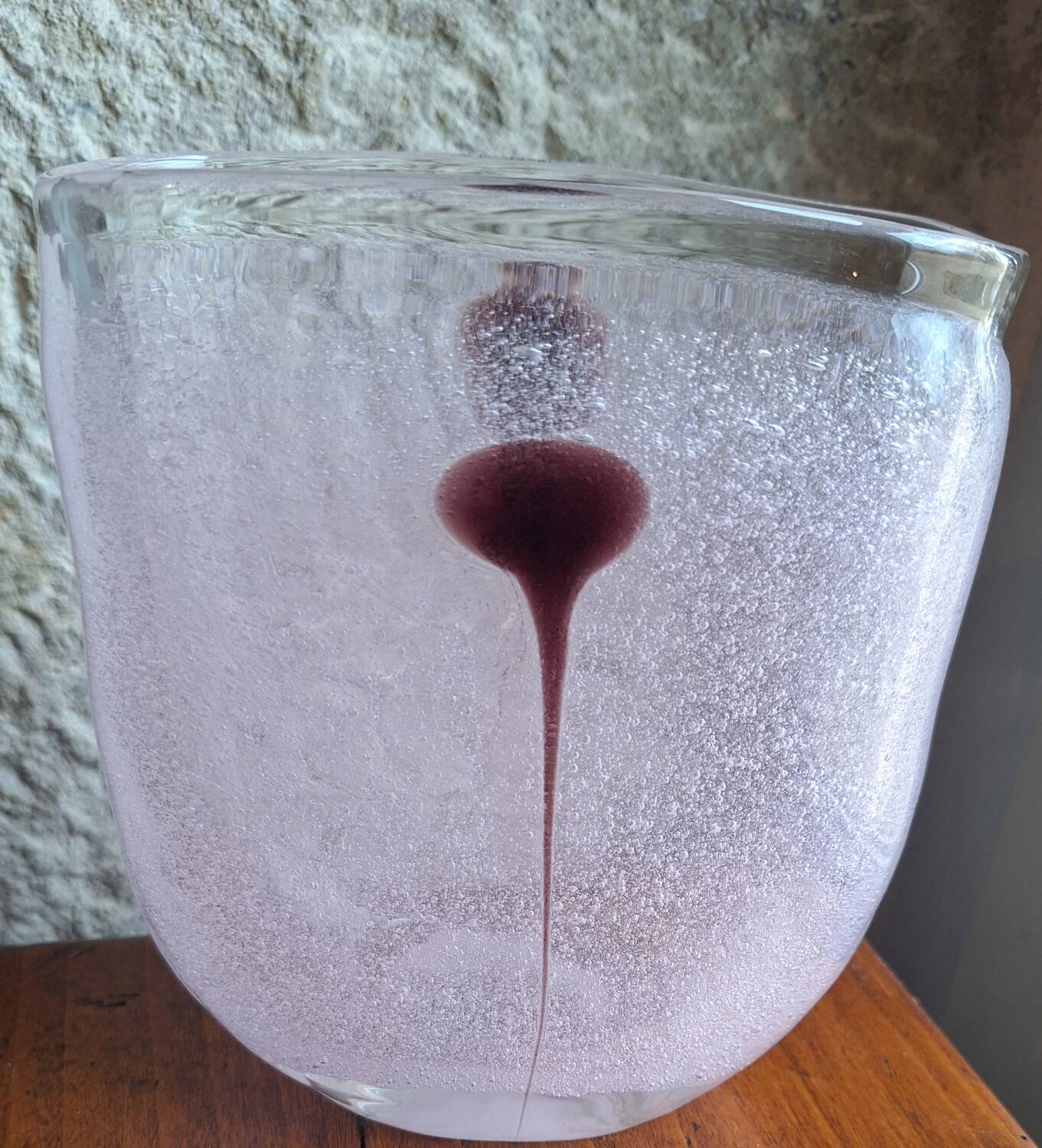 Kosta Boda bubble glass vase