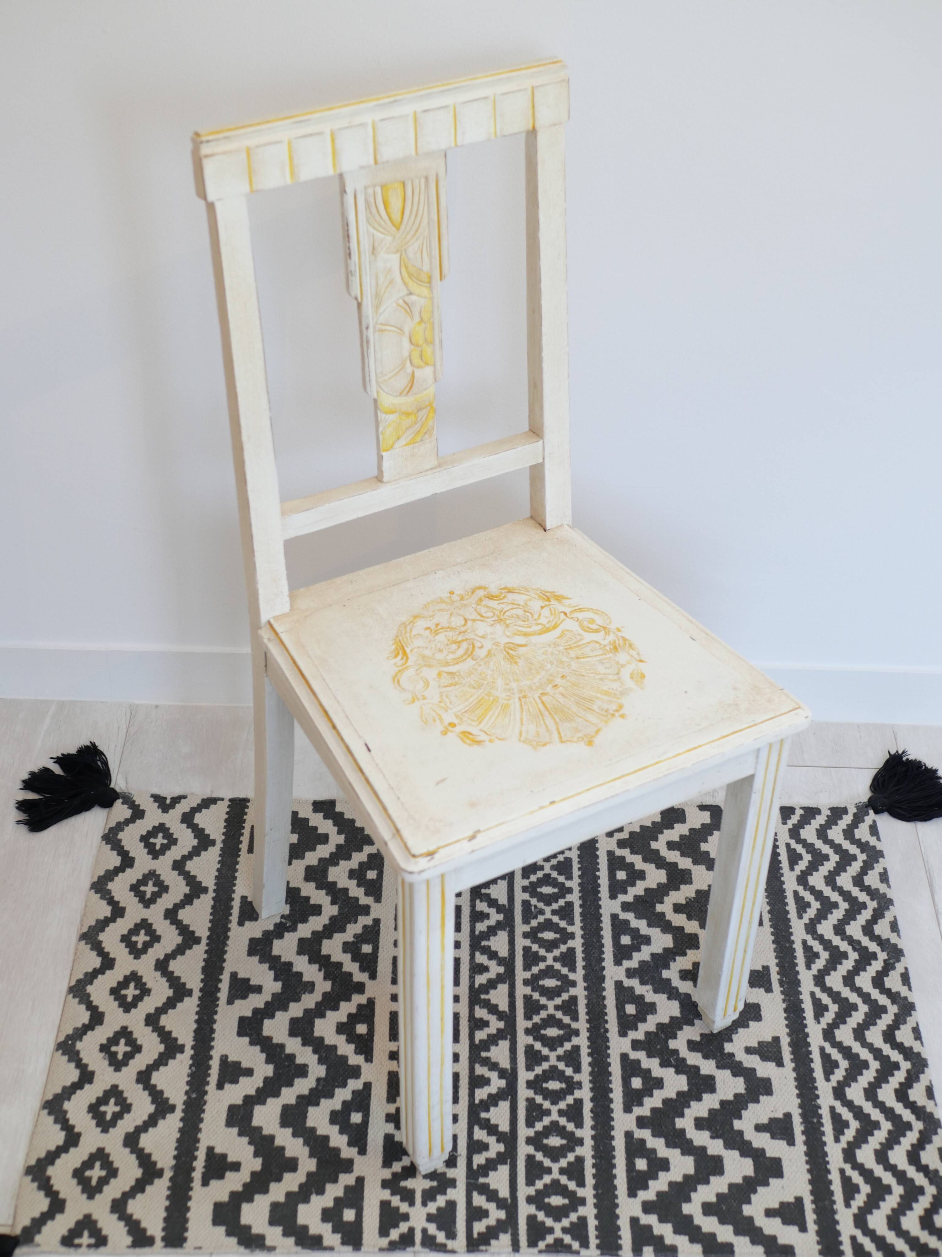 Art Deco chair in wood - 1930s