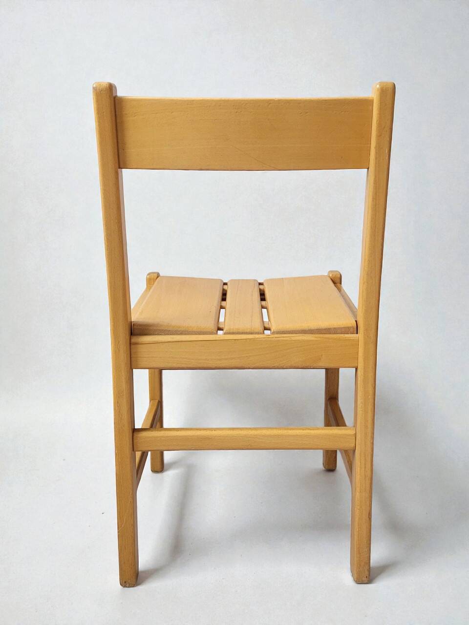 4 cheises en bois style Charlotte perriand