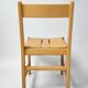 4 cheises en bois style Charlotte perriand