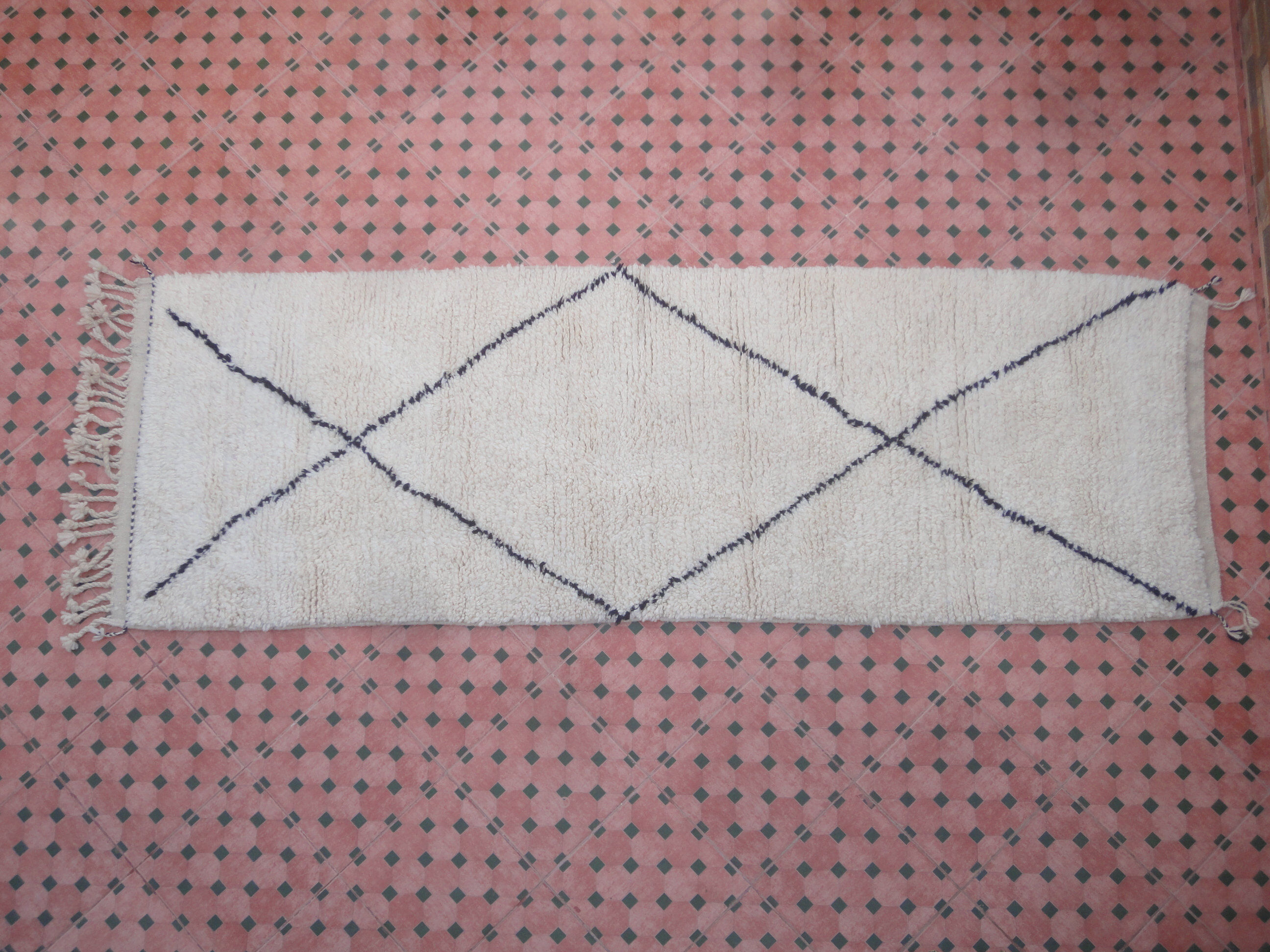 Carpet Beni Ourain 285 x 96 cm