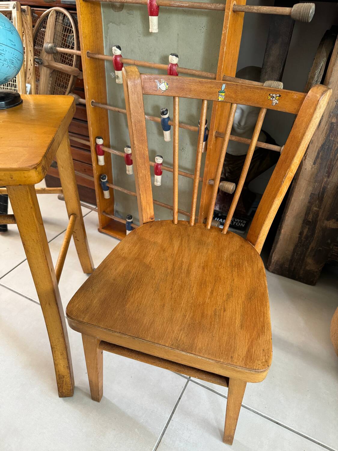 Vintage Baumann children's desk and chair set