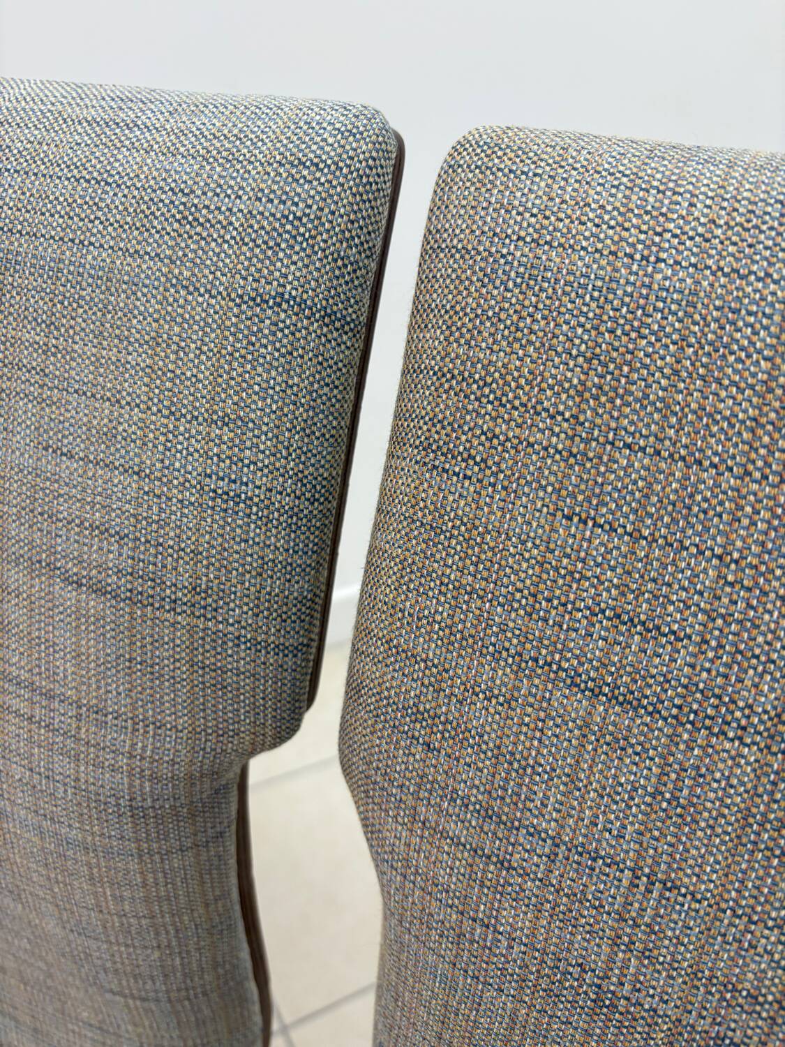 Chaises en noyer encastrable, Sauder designare, années 1960, USA