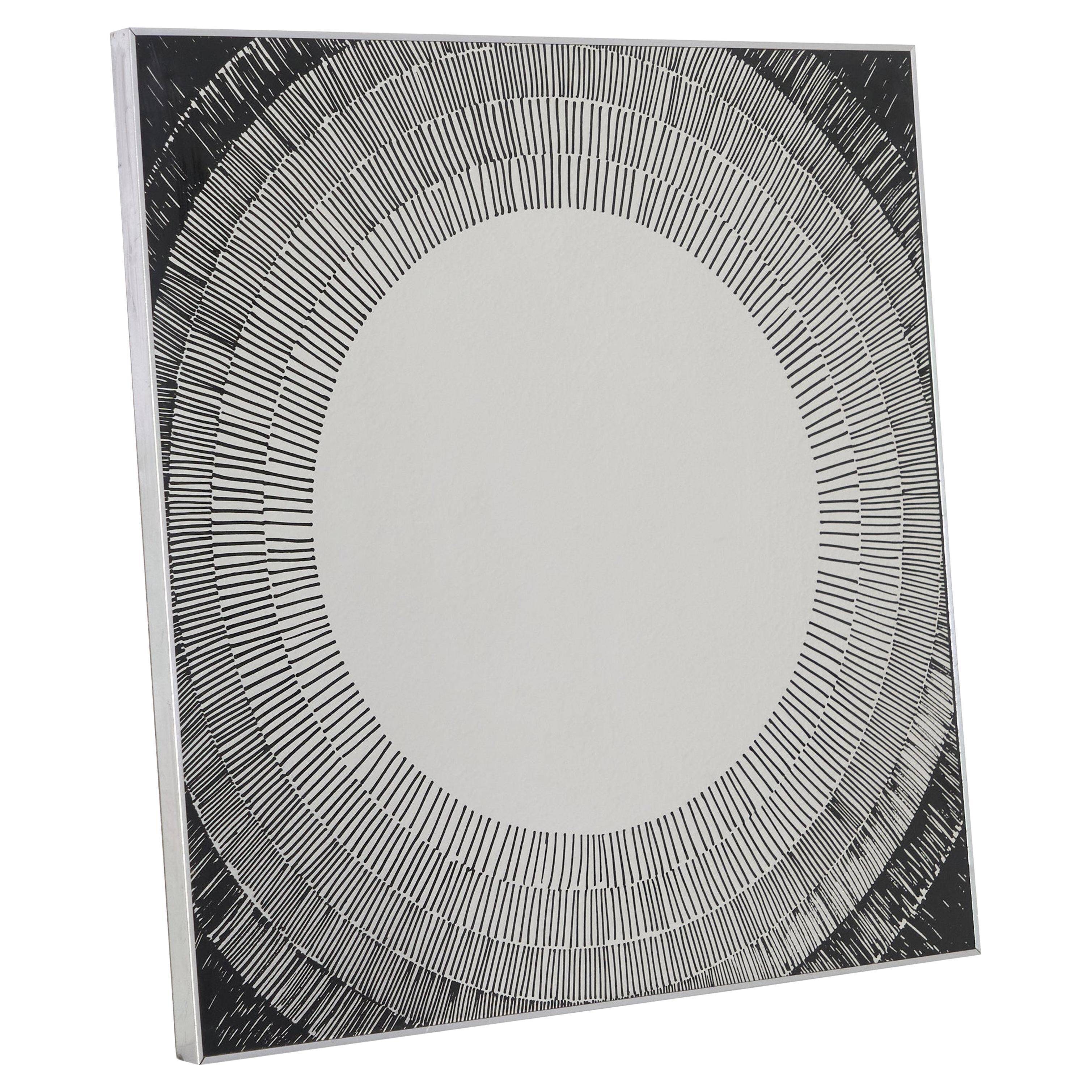 Deknudt mirror from the 1980s, postmodern design.