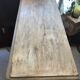 Sideboard Louis XVI epoch XIXth patinated gray with 2 doors