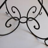 Large Wrought Iron Floor Candelabra, 1950s