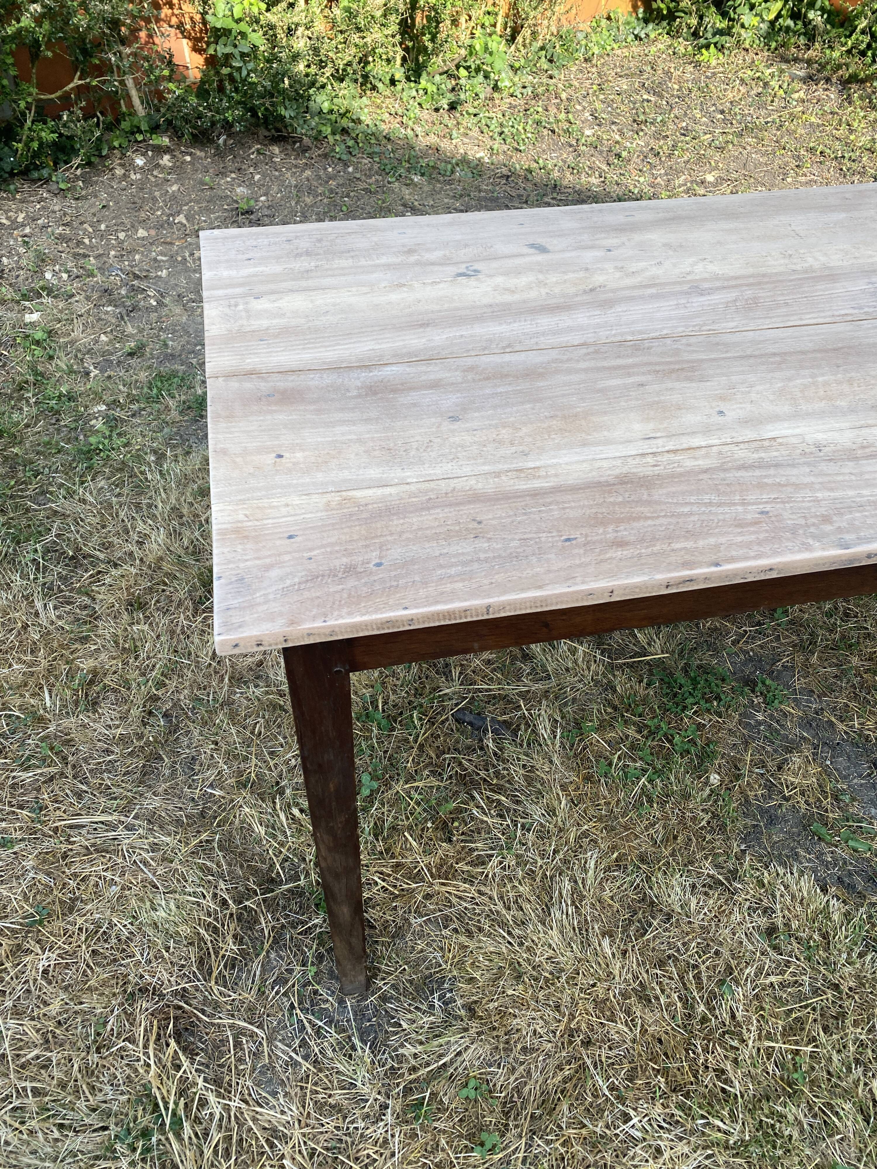 Oak farmhouse table