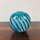 Handcrafted blue glass vase by Phoenician Glass Malta